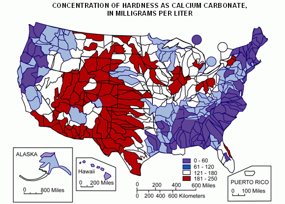 Hard Water Chart